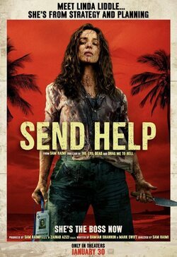 Cartel de Send Help (Enviad Ayuda)