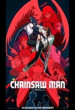 Cartel de Chainsaw Man - La película: El arco de Reze