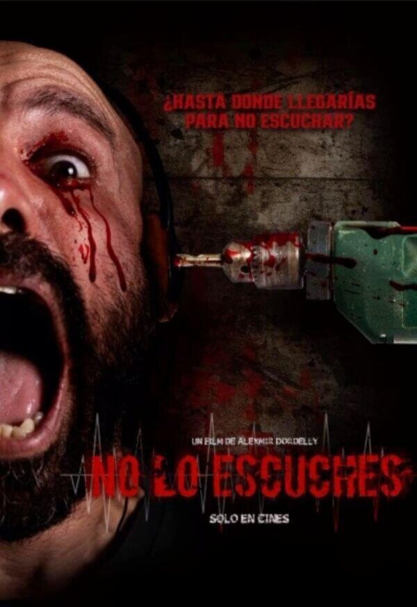 Cartel de No lo escuches - No lo escuches