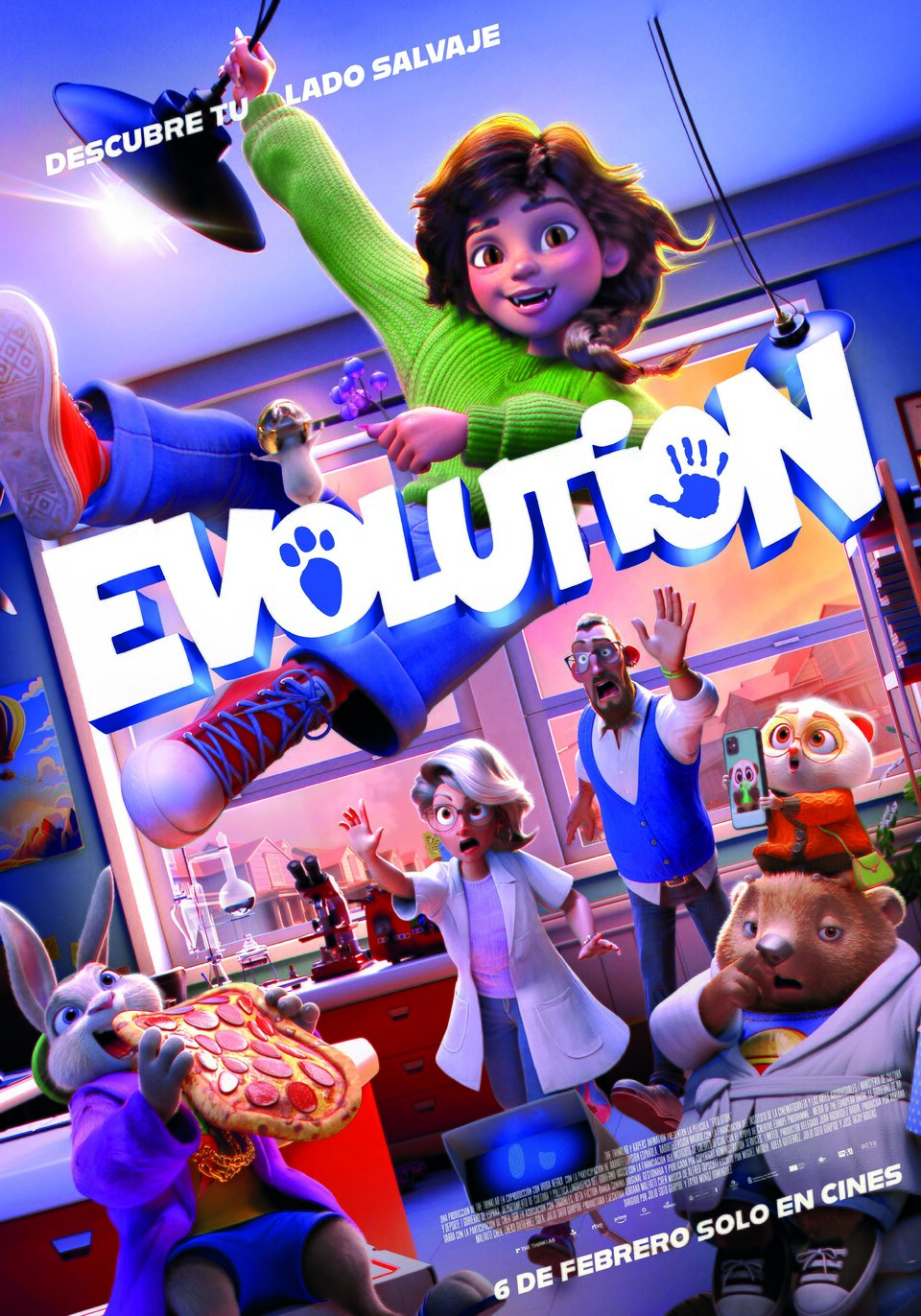 Cartel de Evolution - España