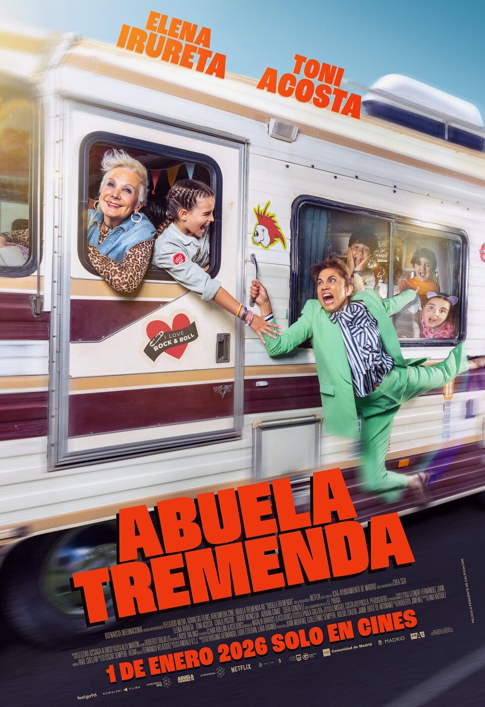 Cartel de Abuela Tremenda - Cartel original
