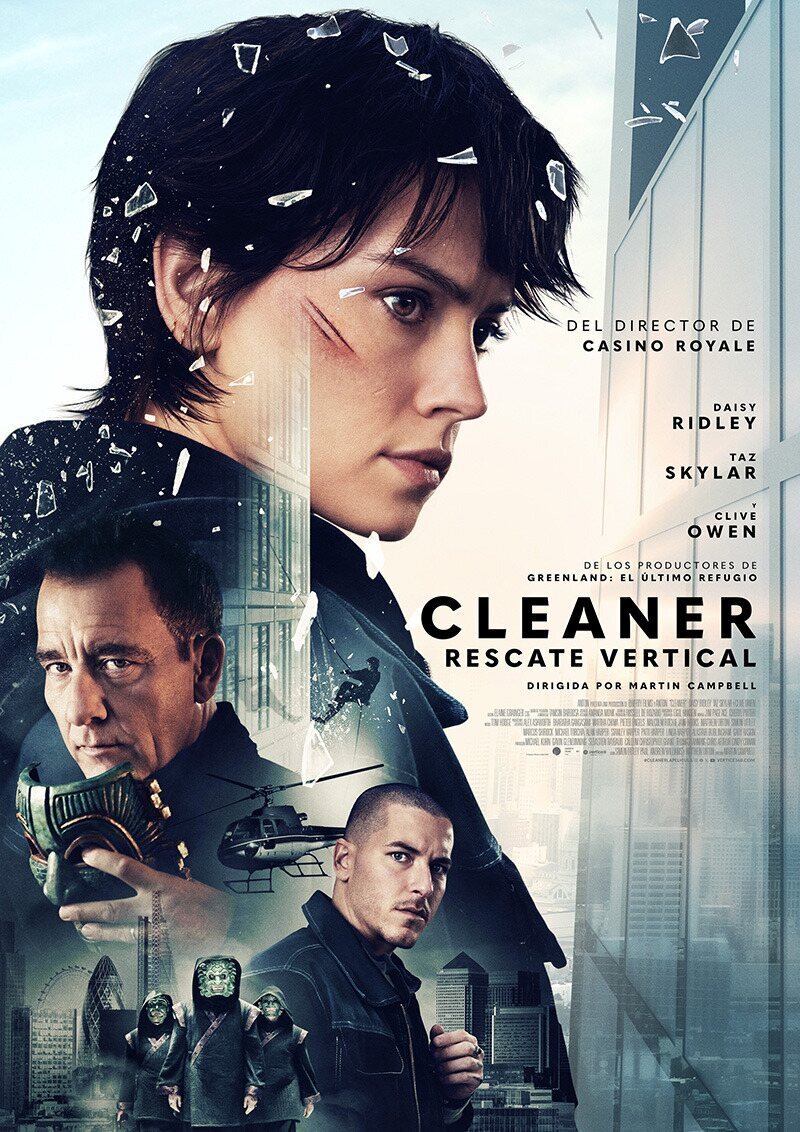 Cartel de Cleaner: Rescate vertical - Poster 1