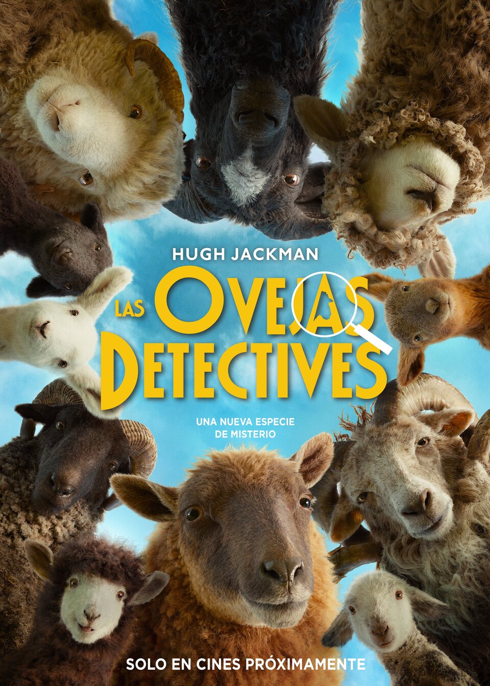 Cartel de Las ovejas detectives - España