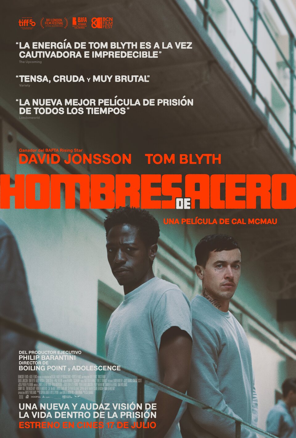 Cartel de Hombres de acero - España