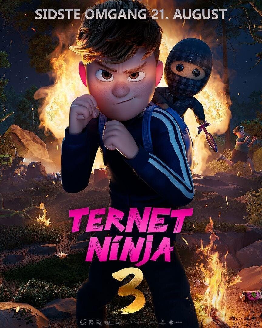 Cartel de Ninja a cuadros: El origen - Cartel original