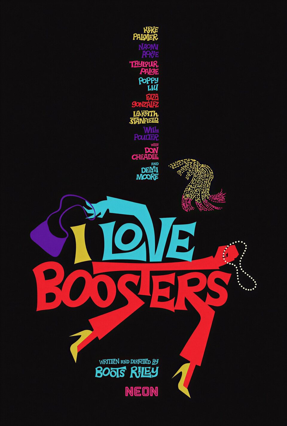 Cartel de I Love Boosters - Estados Unidos