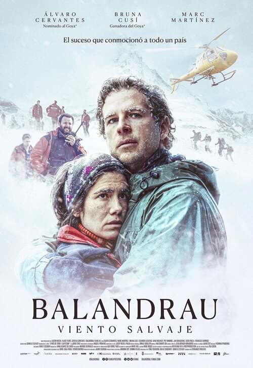 Cartel de Balandrau, viento salvaje - Cartel español