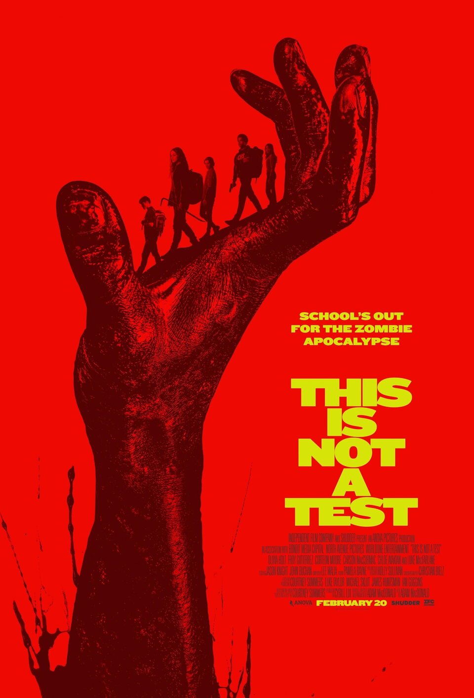 Cartel de This Is Not a Test - Estados Unidos
