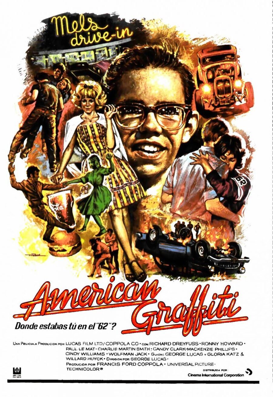 Cartel de American Graffiti - España