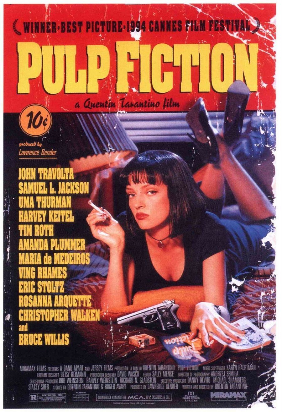 Cartel de Pulp Fiction - Estados Unidos