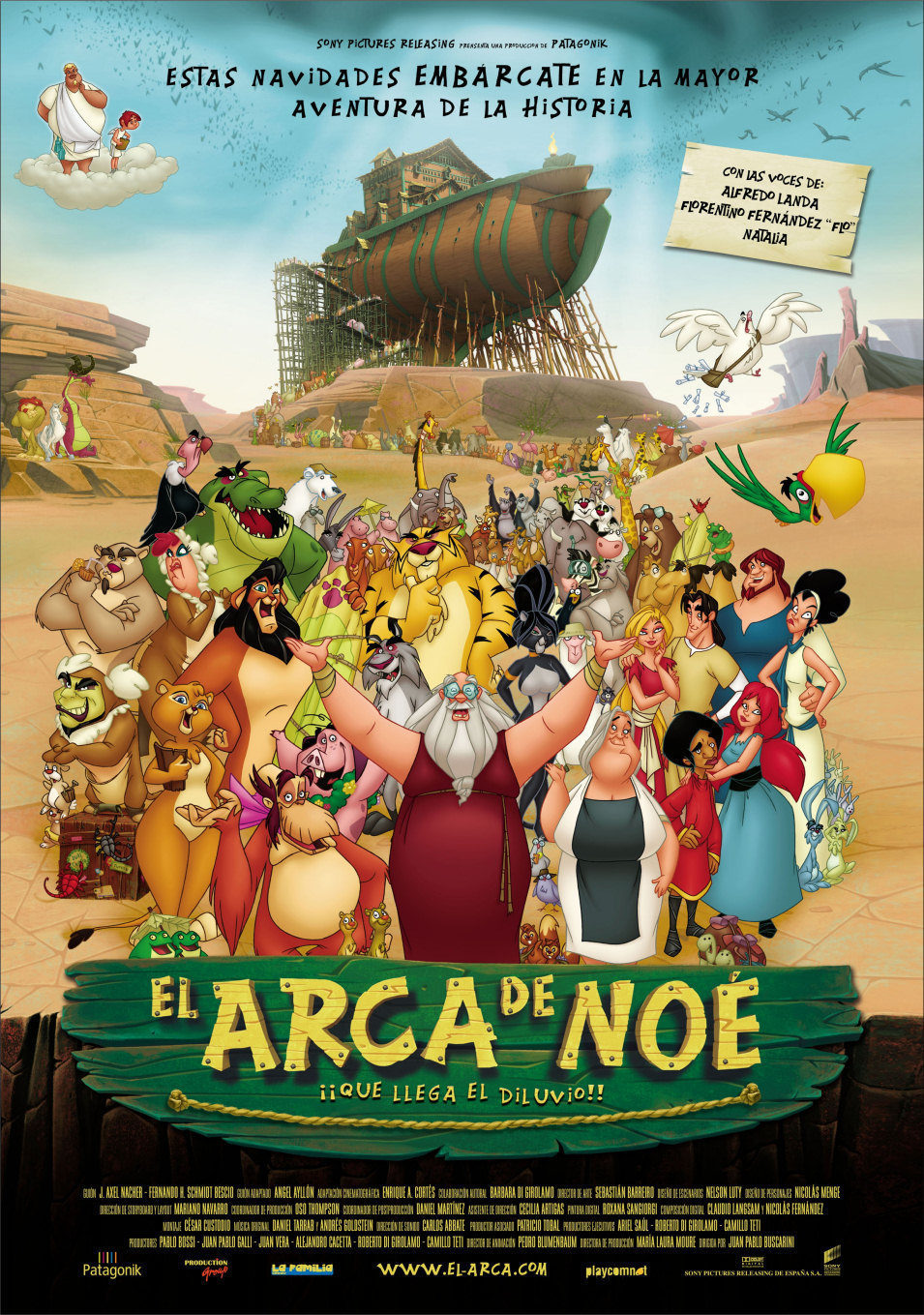 Cartel de El arca de Noé - España