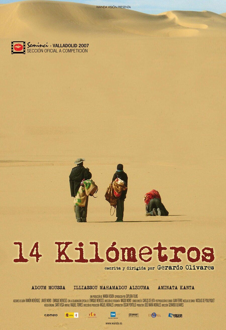 Cartel de 14 kilómetros - España