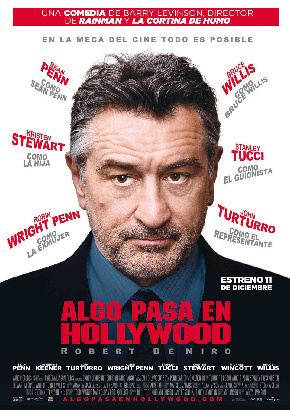 Cartel de Algo pasa en Hollywood - España