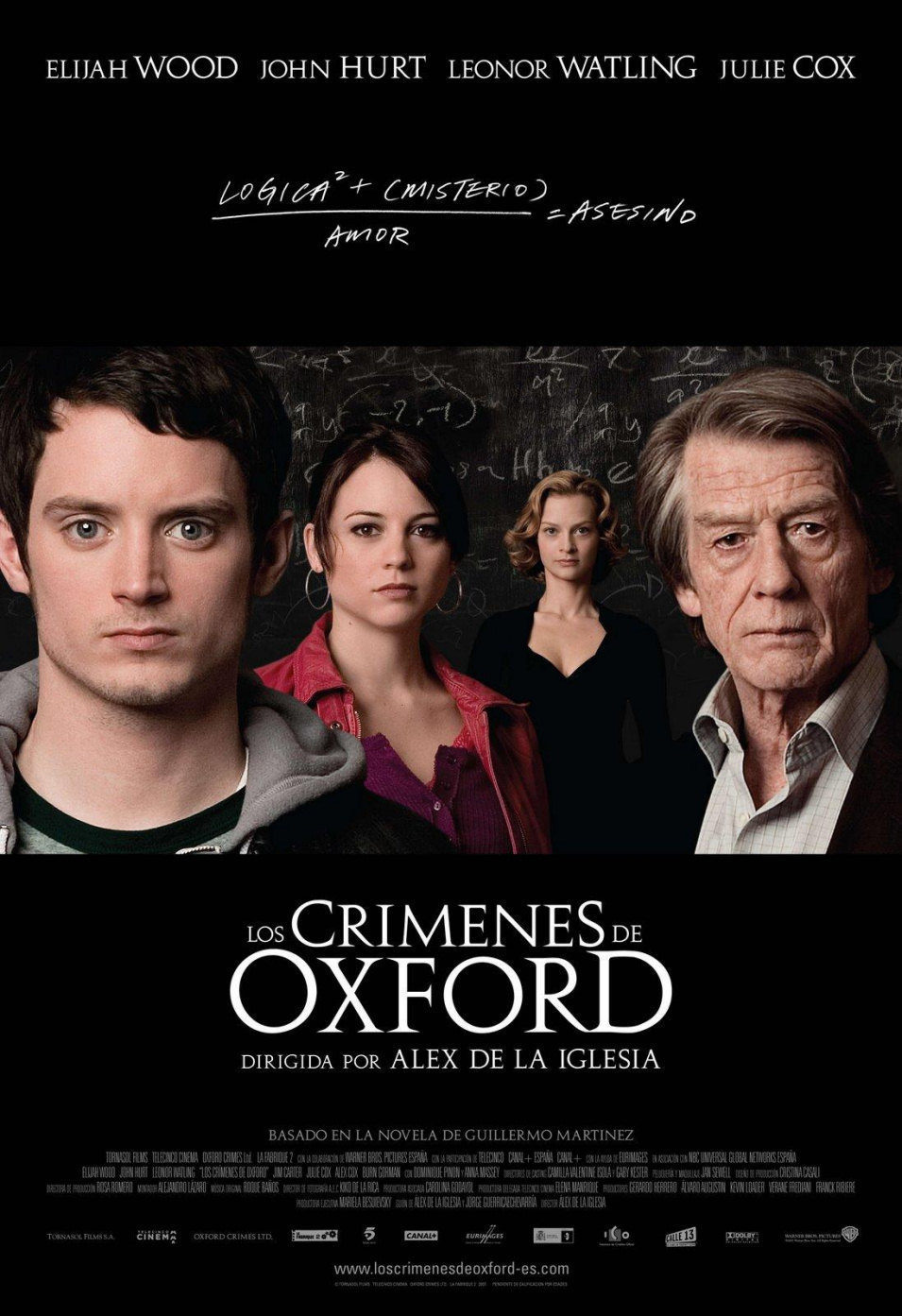 Cartel de Los crímenes de Oxford - España