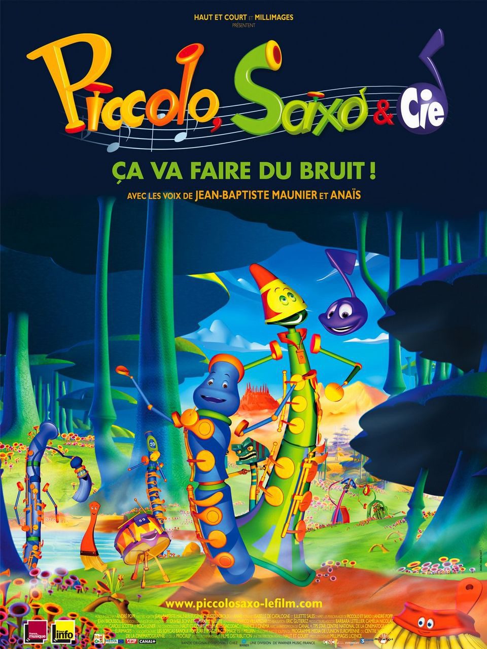 Cartel de Piccolo y Saxo - Francia