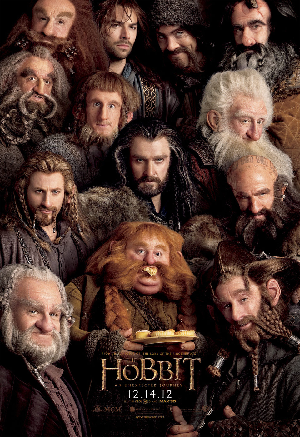 Cartel de El Hobbit: Un viaje inesperado - Enanos