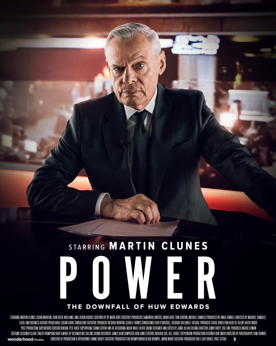 Cartel de Power: The Downfall of Huw Edwards - Reino Unido