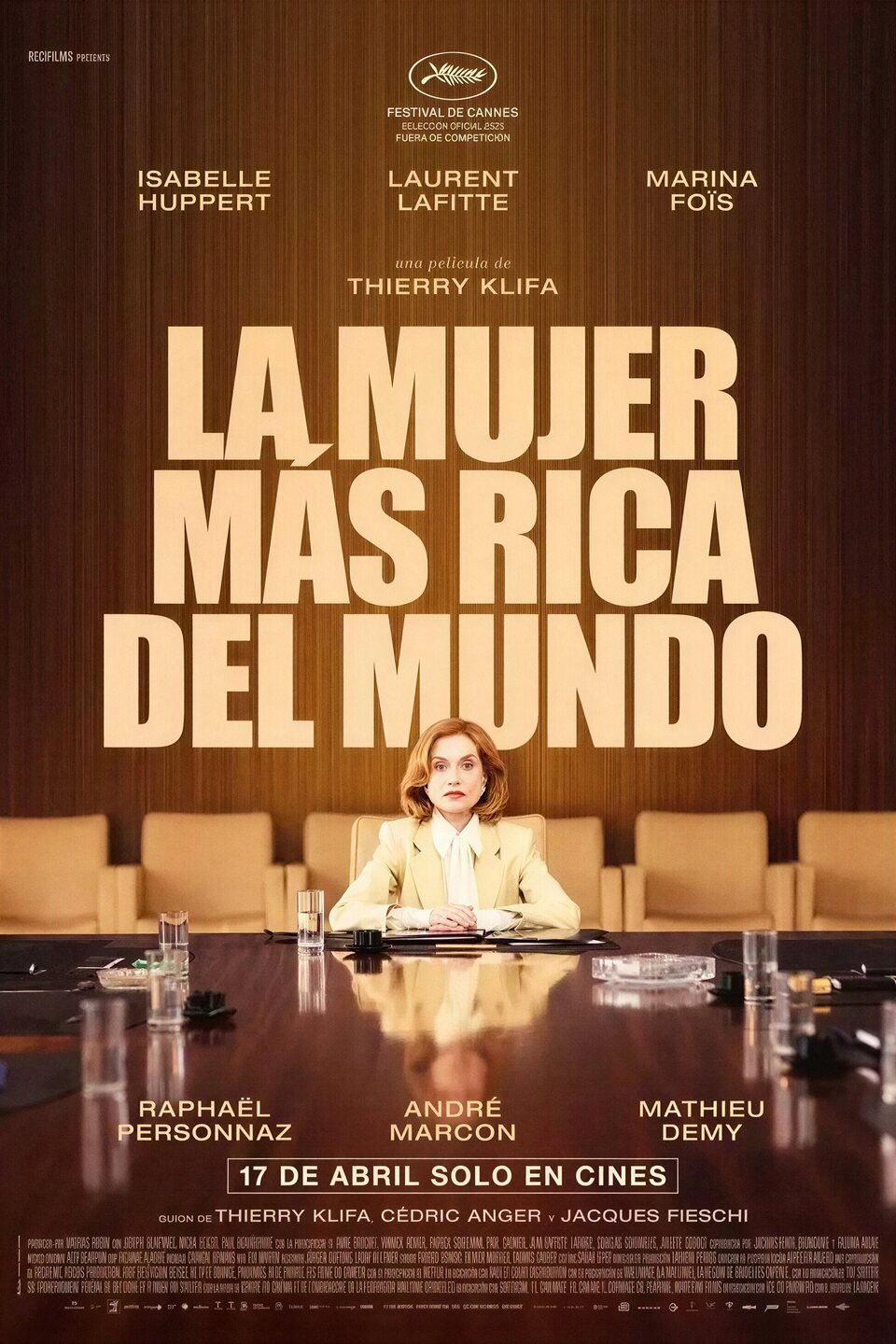 Cartel de La mujer más rica del mundo - España
