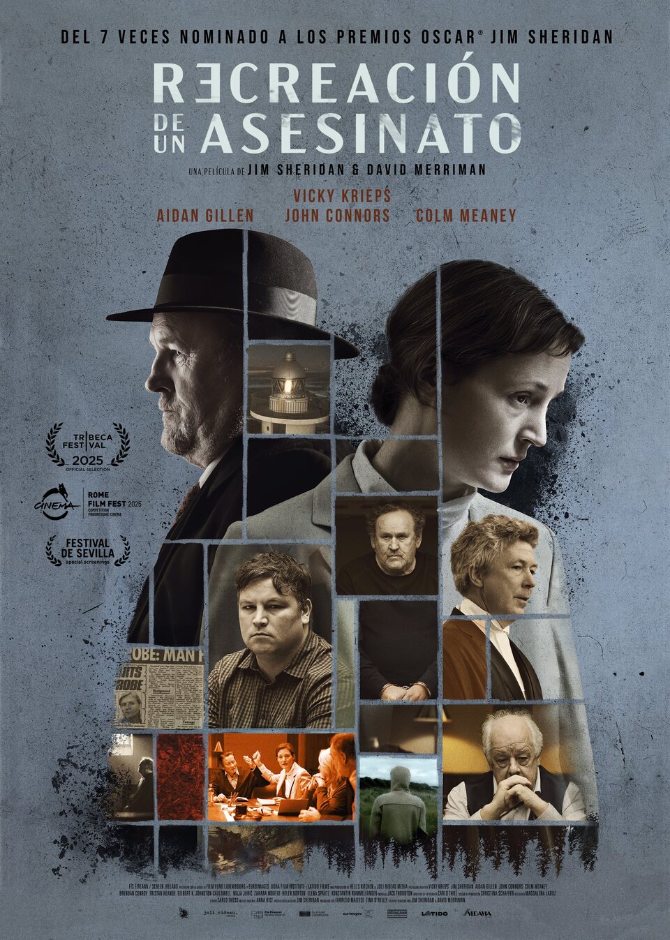 Cartel de Recreación de un asesinato - España