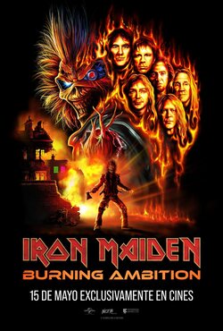 Cartel de Iron Maiden: Burning Ambition