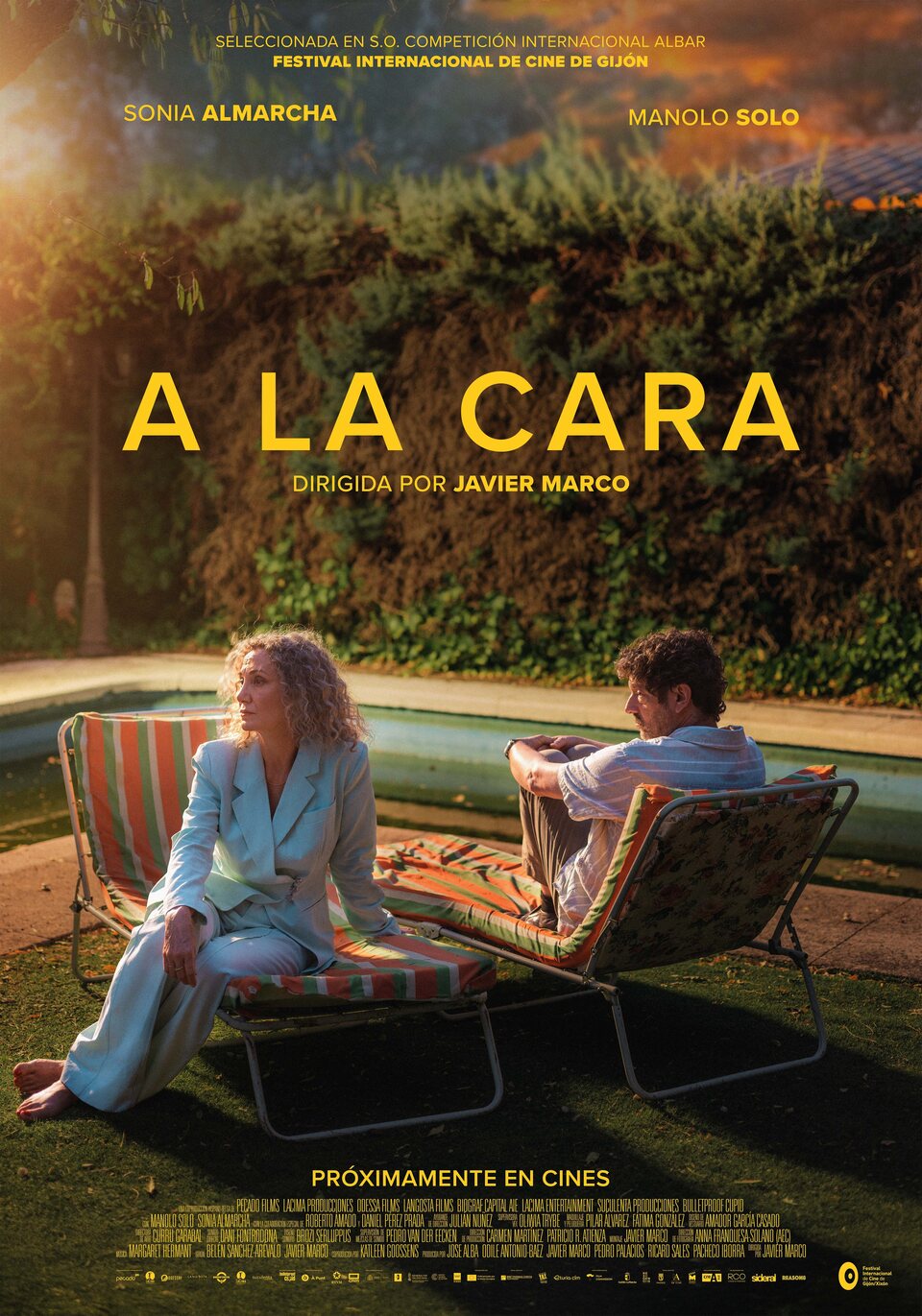 Cartel de A la cara - España