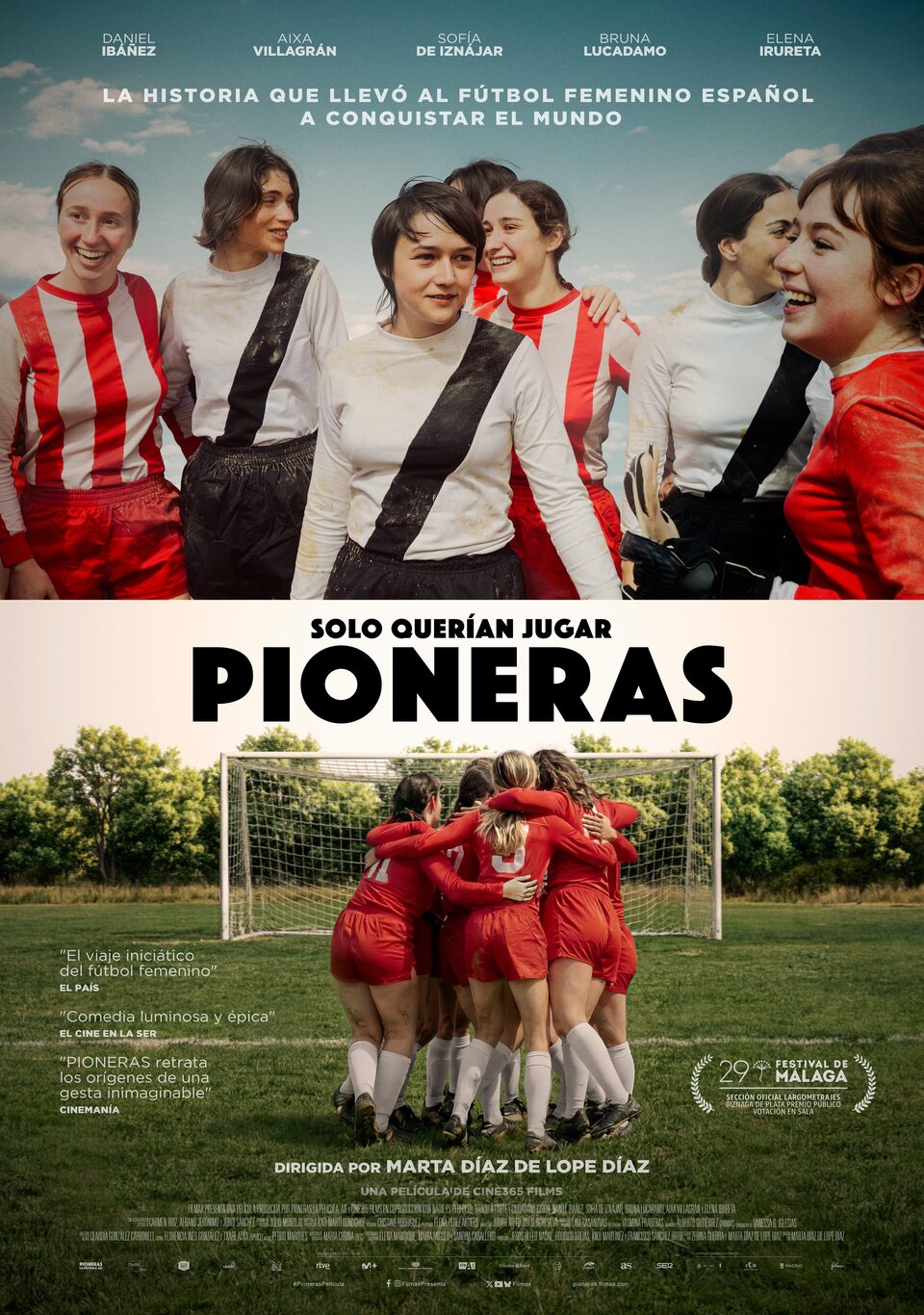Cartel de Pioneras: Solo querían jugar - España