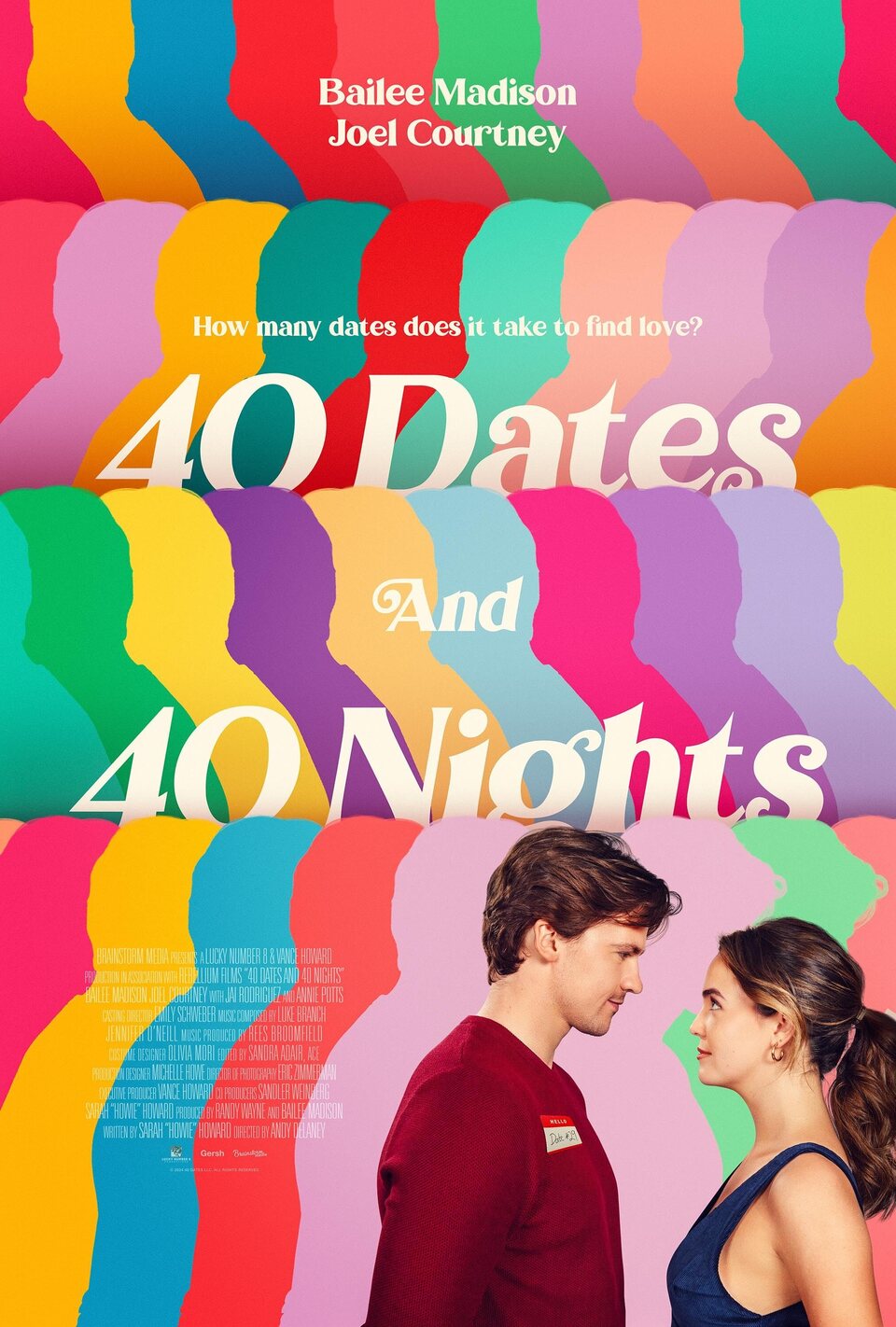 Cartel de 40 Dates and 40 Nights - Estados Unidos