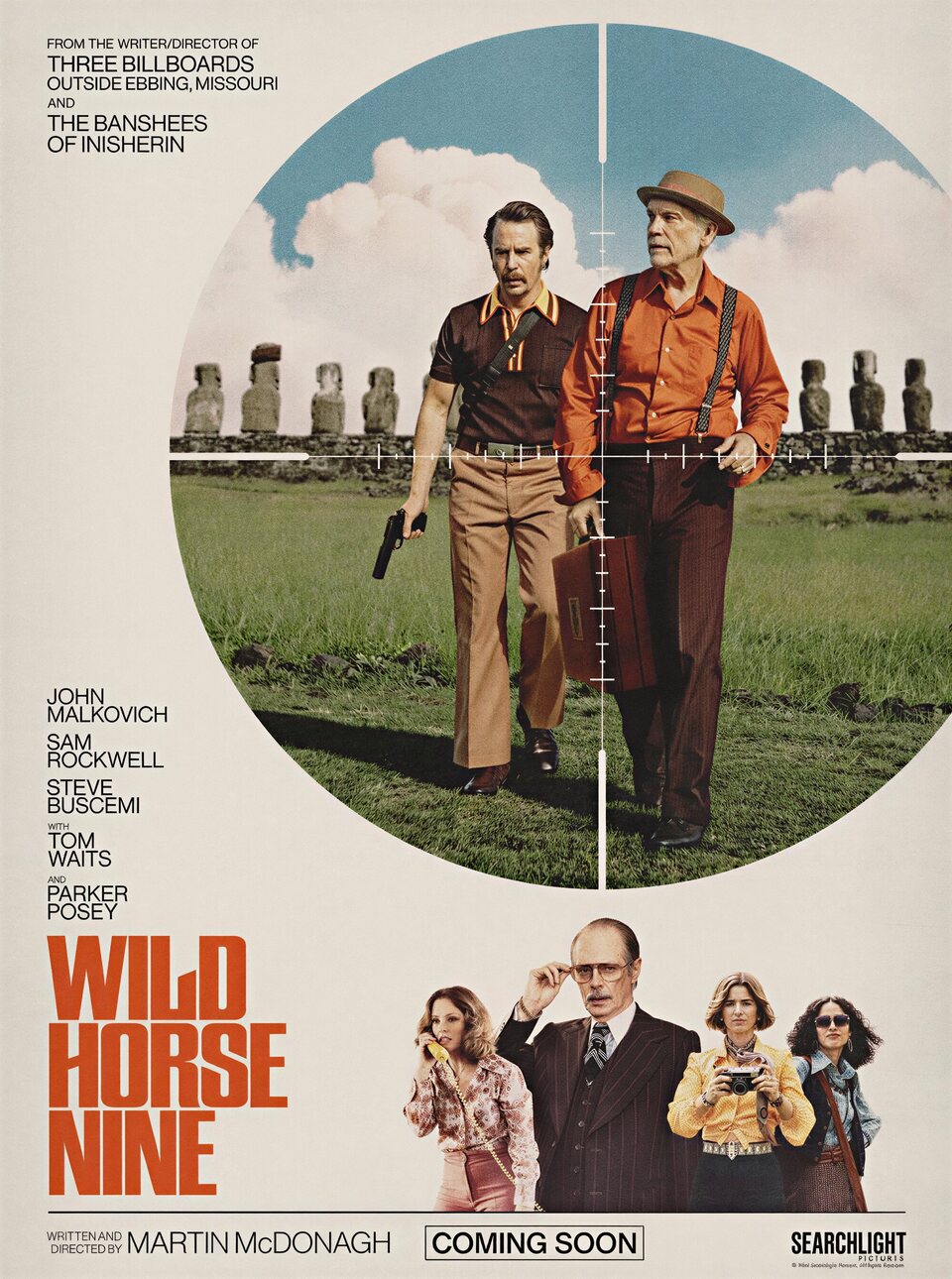 Cartel de Wild Horse Nine - Estados Unidos