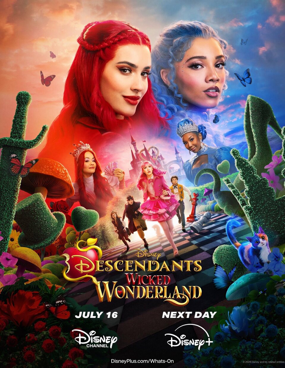 Cartel de Descendants: Wicked Wonderland - EE.UU.