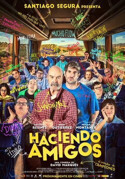 Cartel de Haciendo amigos