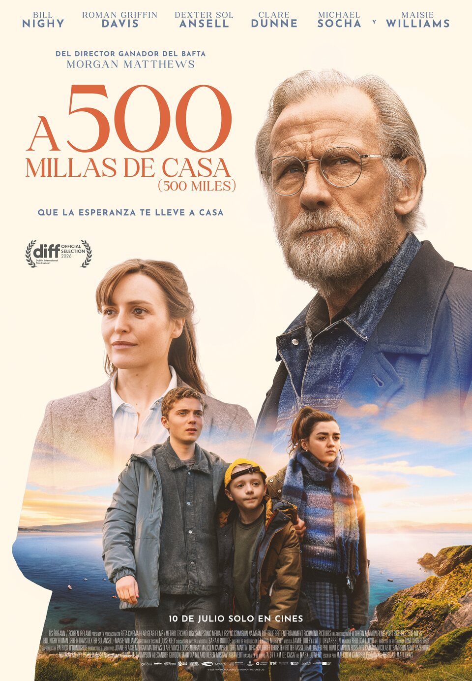 Cartel de A 500 millas de casa - España