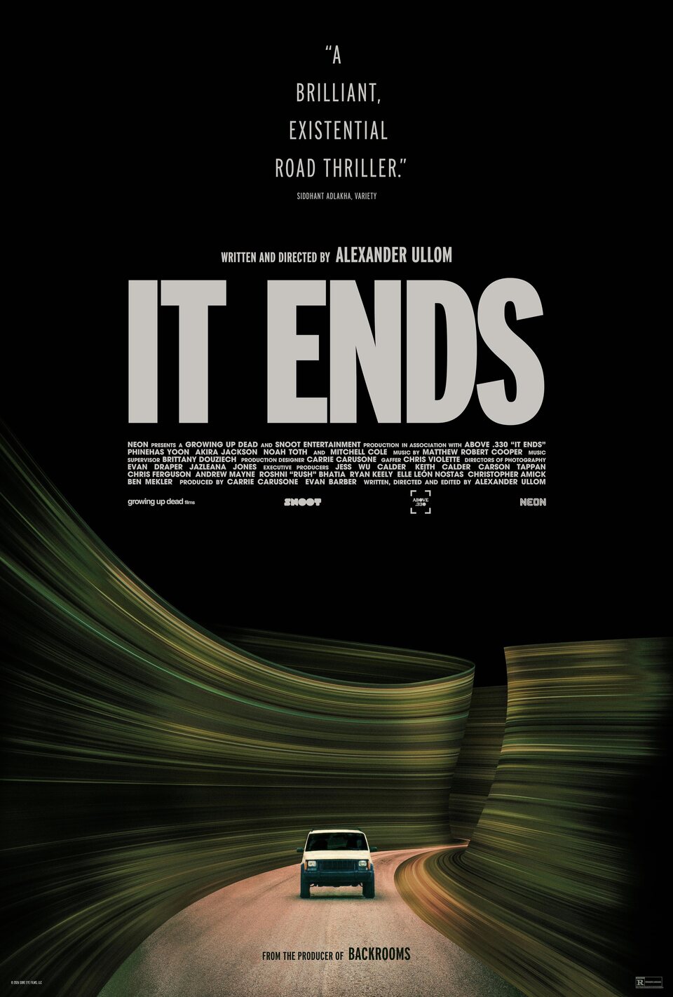 Cartel de It Ends - Estados Unidos