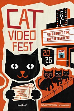 Cartel de CatVideoFest 2026