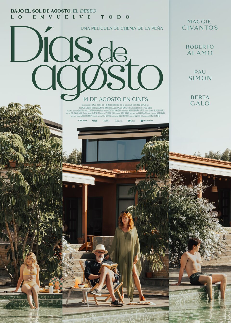 Cartel de Días de agosto - España