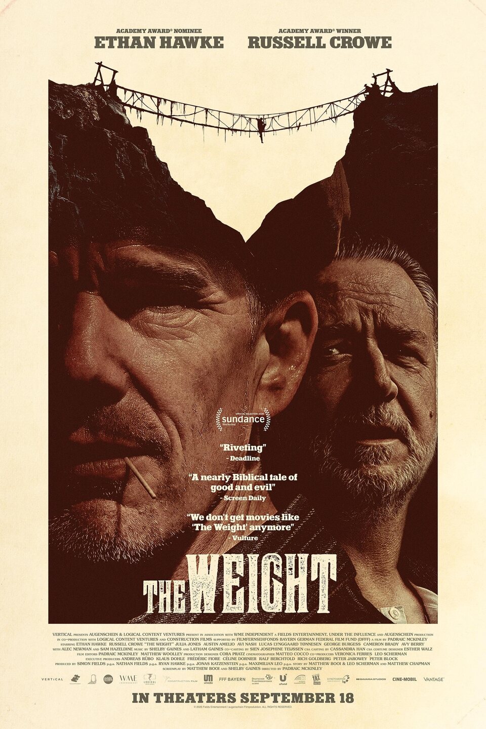 Cartel de The Weight - Estados Unidos