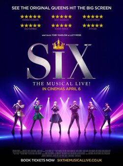 Cartel de Six: The Musical Live!