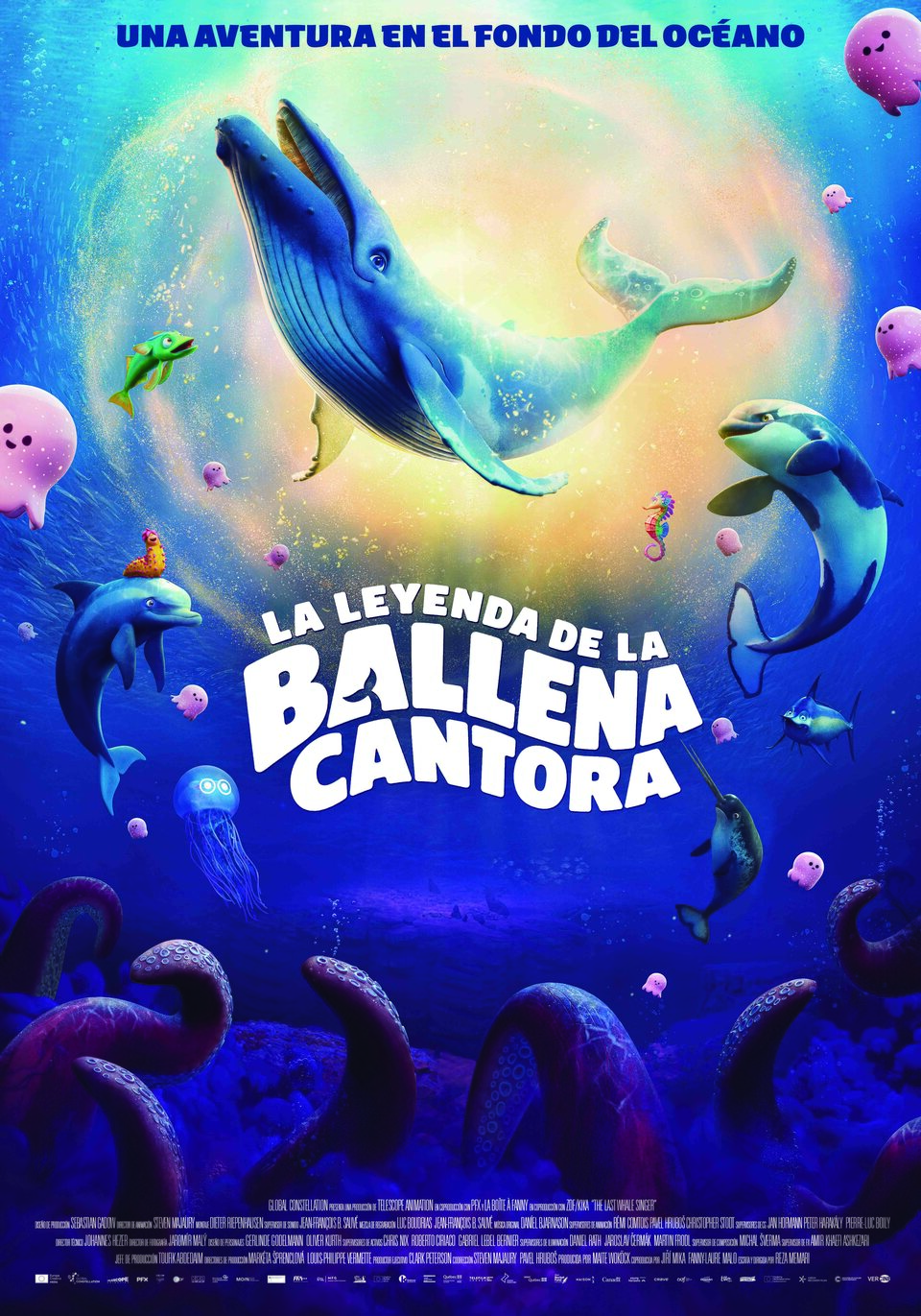 Cartel de La leyenda de la ballena cantora - España
