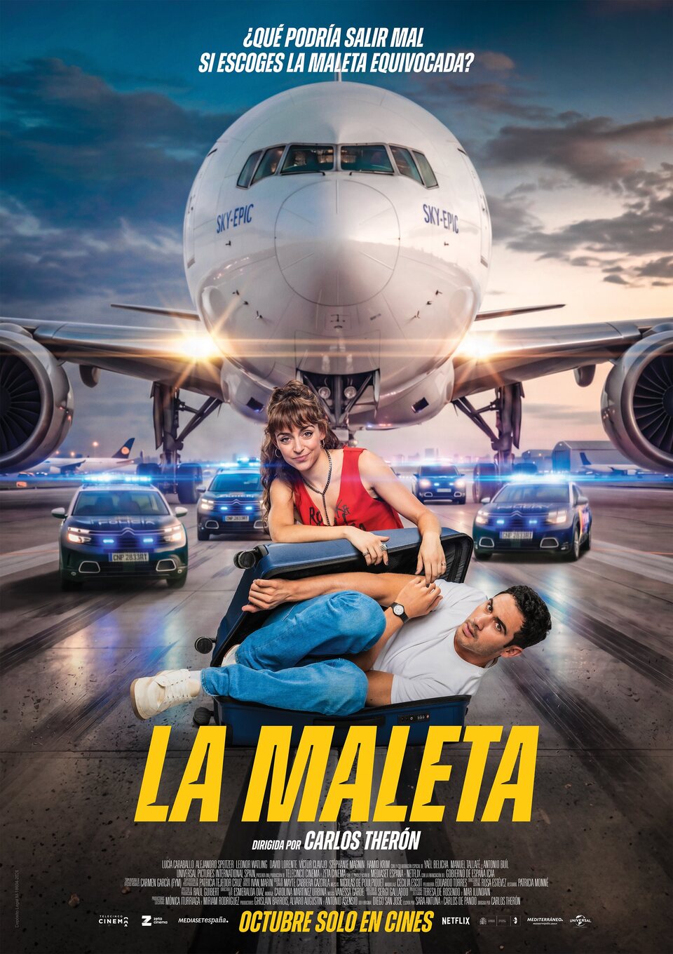Cartel de La maleta - España
