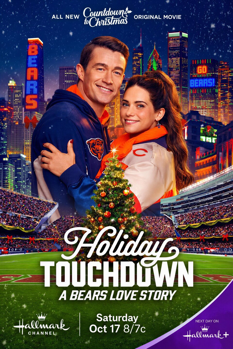 Cartel de Holiday Touchdown: A Bears Love Story - Estados Unidos