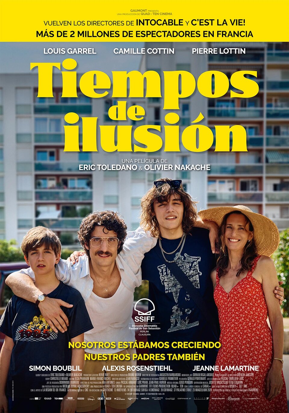 Cartel de Tiempos de ilusión - España