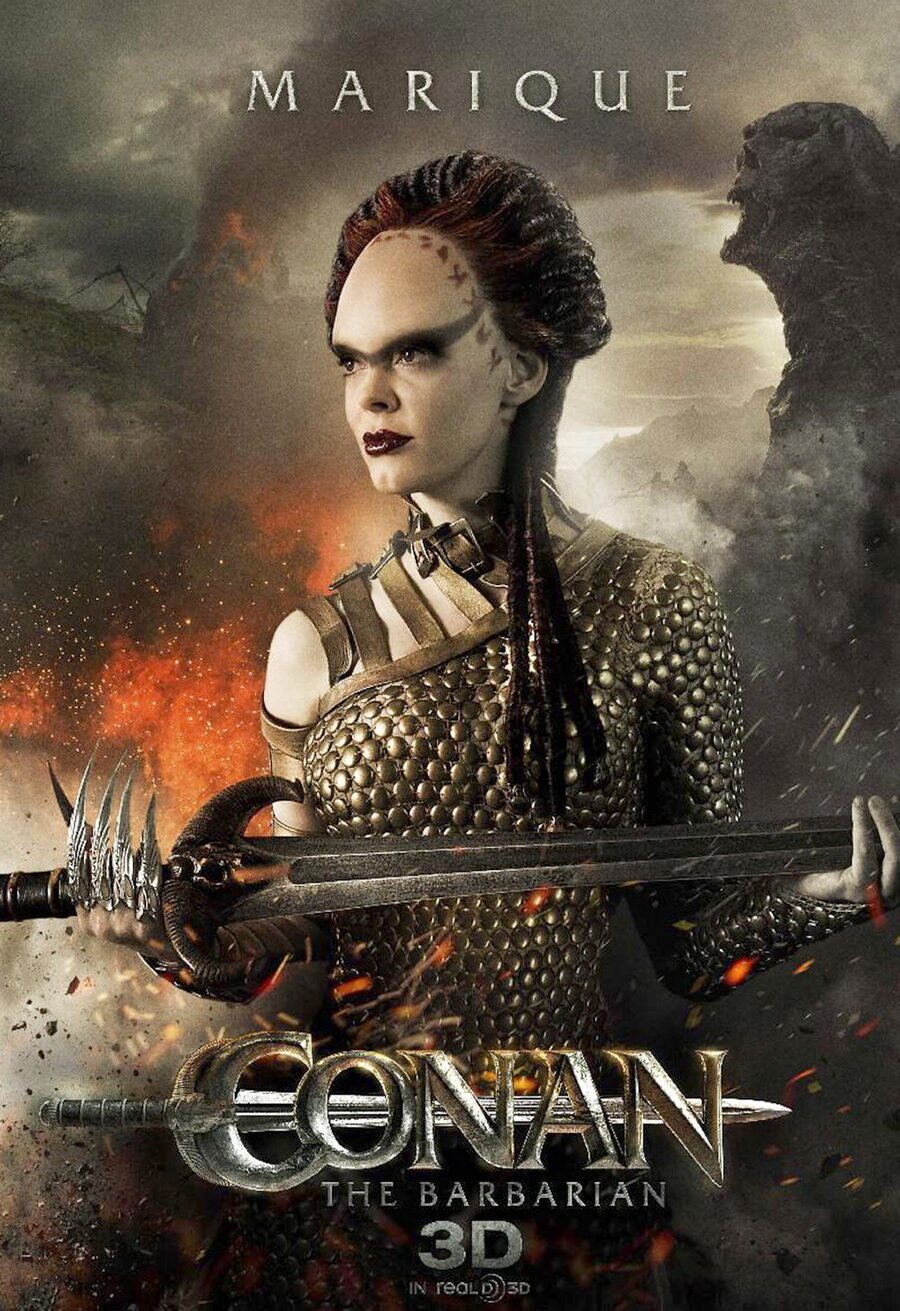 Cartel de Conan el Bárbaro - Rose McGowan