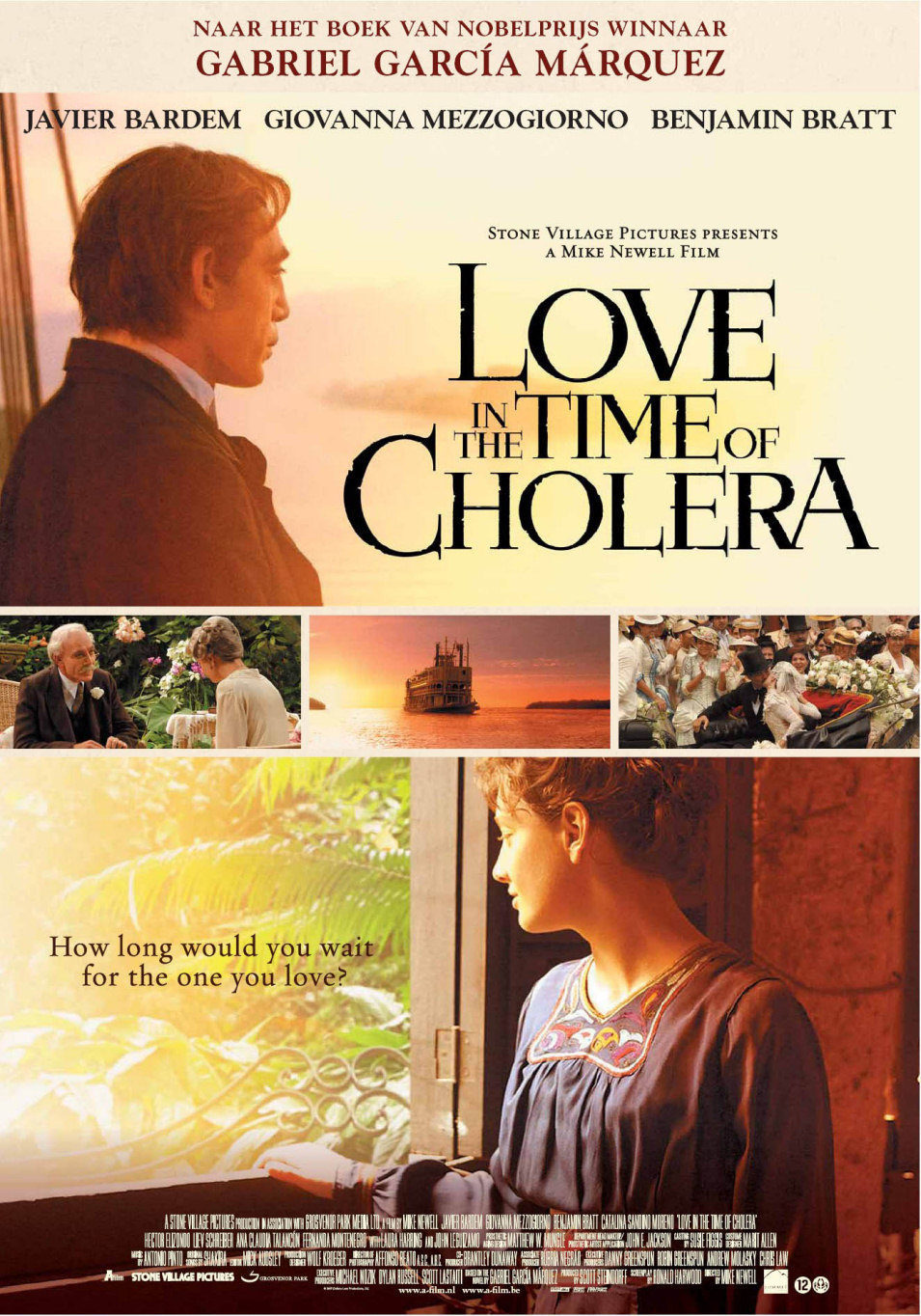 Cartel de El amor en los tiempos del cólera - Estados Unidos