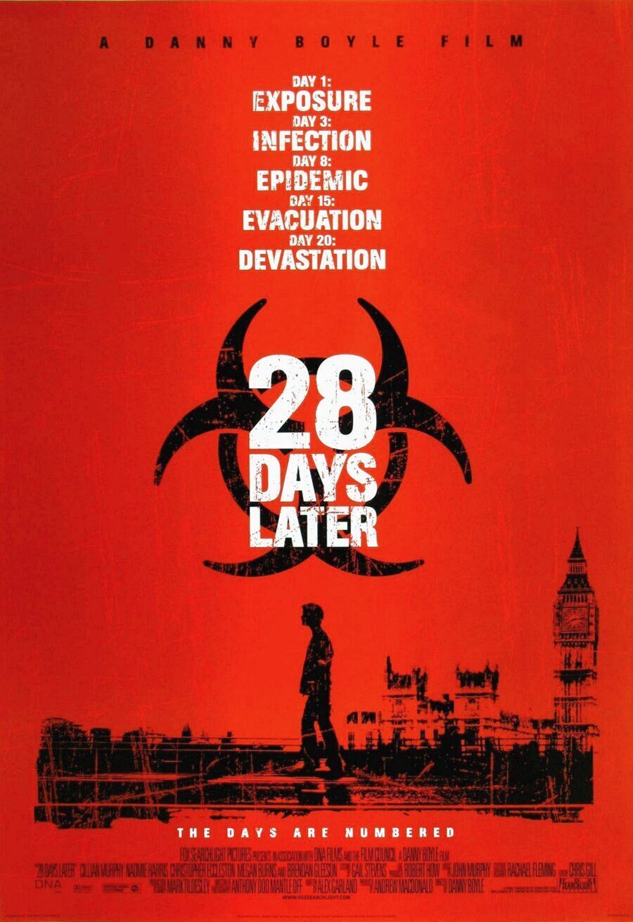 Cartel de 28 días después - Reino Unido