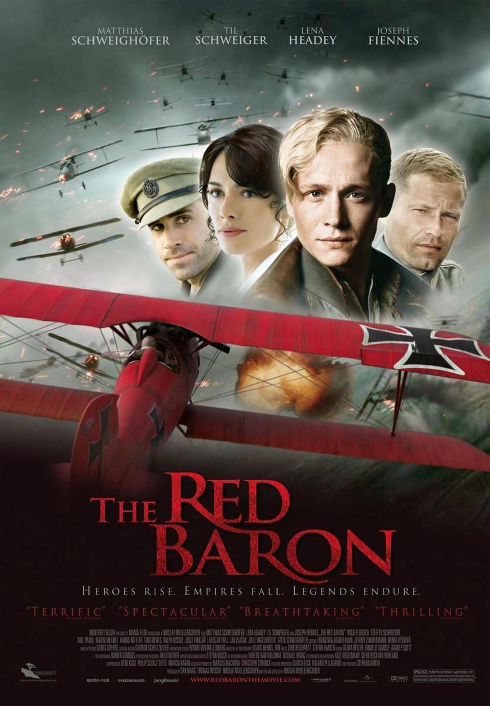 Cartel de The Red Baron (El Barón rojo) - Estados Unidos