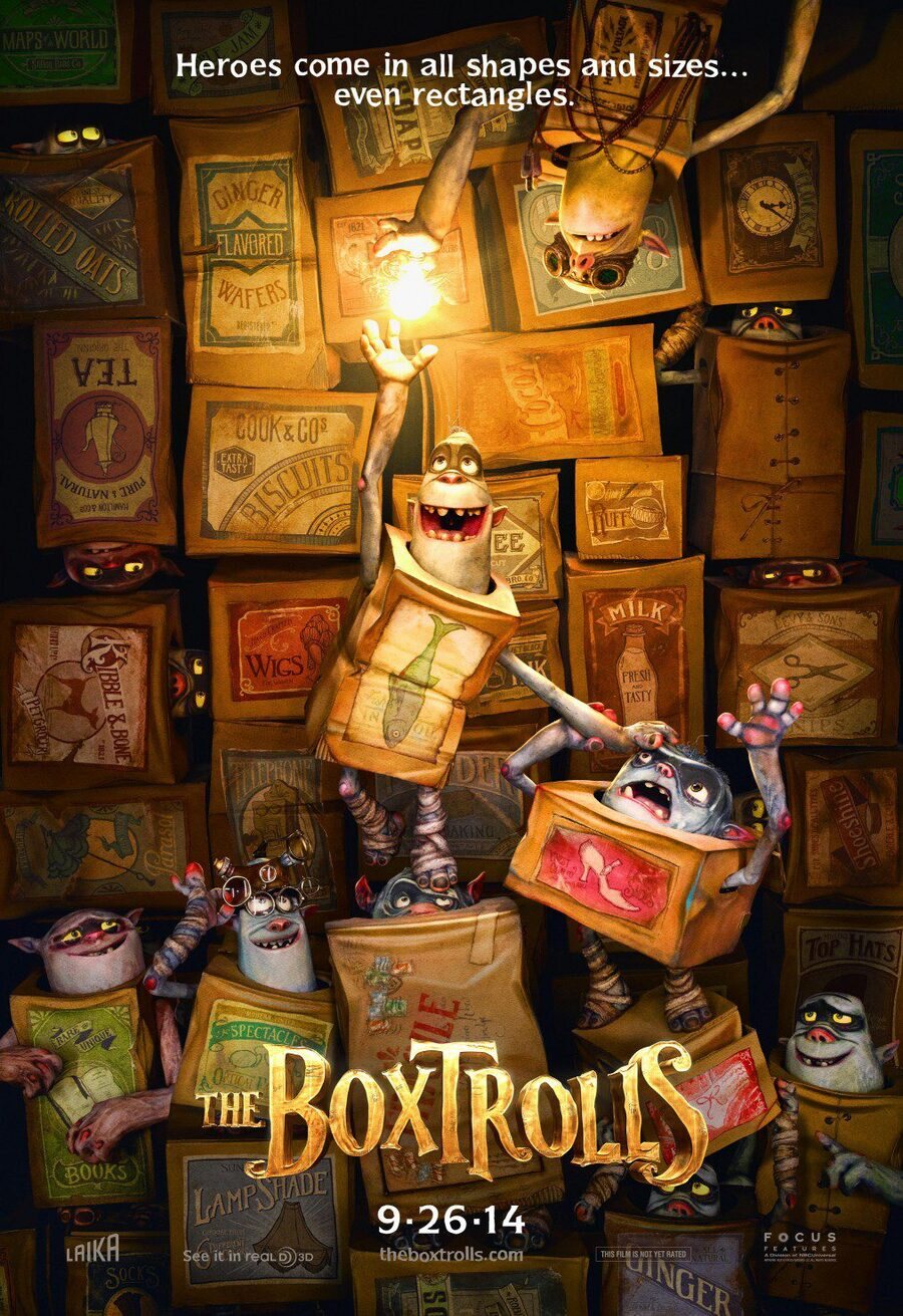 Cartel de Los Boxtrolls - EEUU