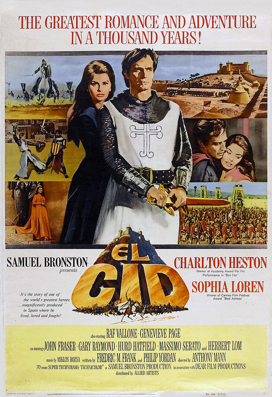 Cartel de El Cid - Estados Unidos