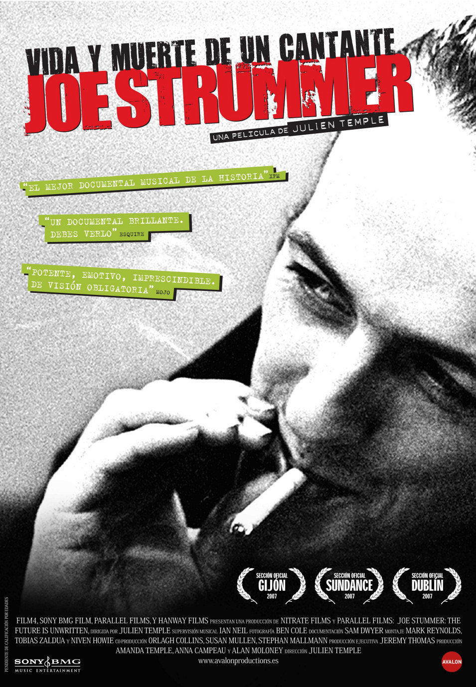 Cartel de Joe Strummer: Vida y muerte de un cantante - España