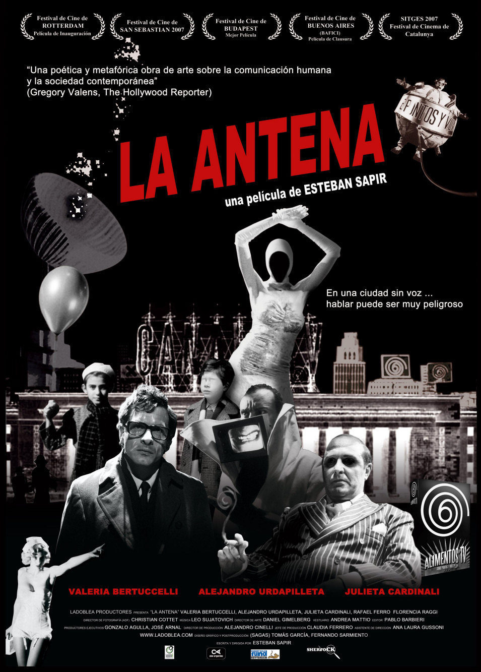 Cartel de La antena - España