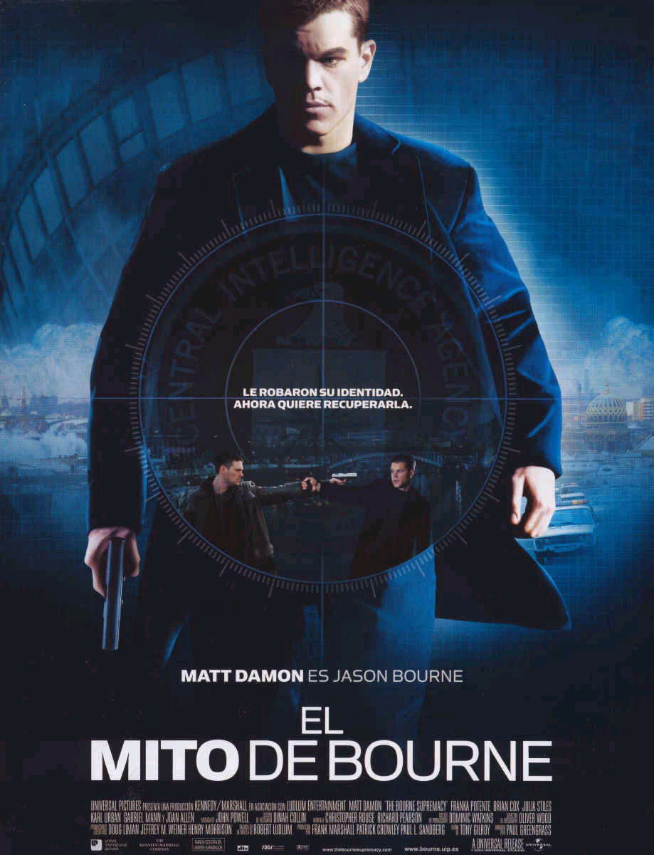 Cartel de El mito de Bourne - ESPAÑA