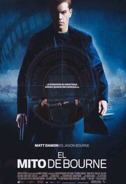 Cartel de El mito de Bourne